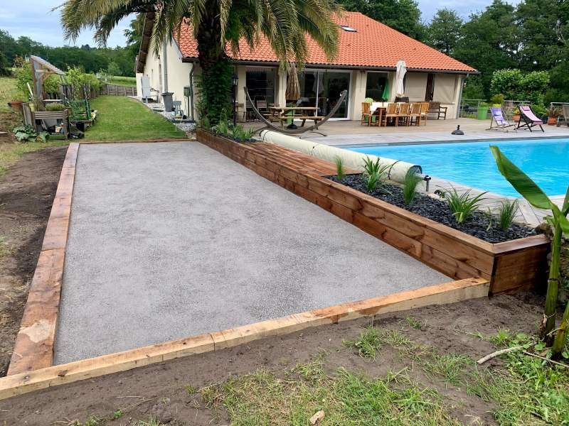 Les Artisans D&amp;#039;Inter Exter Vous Créent Des Terrains De Pétanque Sur à Deco Terrain De Petanque