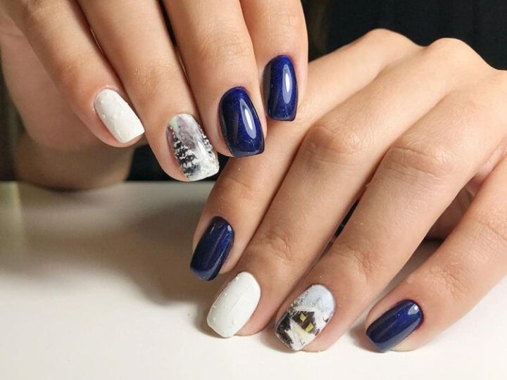 Les #Ongles En Gel Blanc Sont De Prédilection Pendant La Saison Froide avec Idee Ongles En Gel Blanc