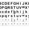 Lettres De L'Alphabet À Imprimer (Capitale, Script Et Cursive) - Blog intérieur Lettre Majuscule Cursive