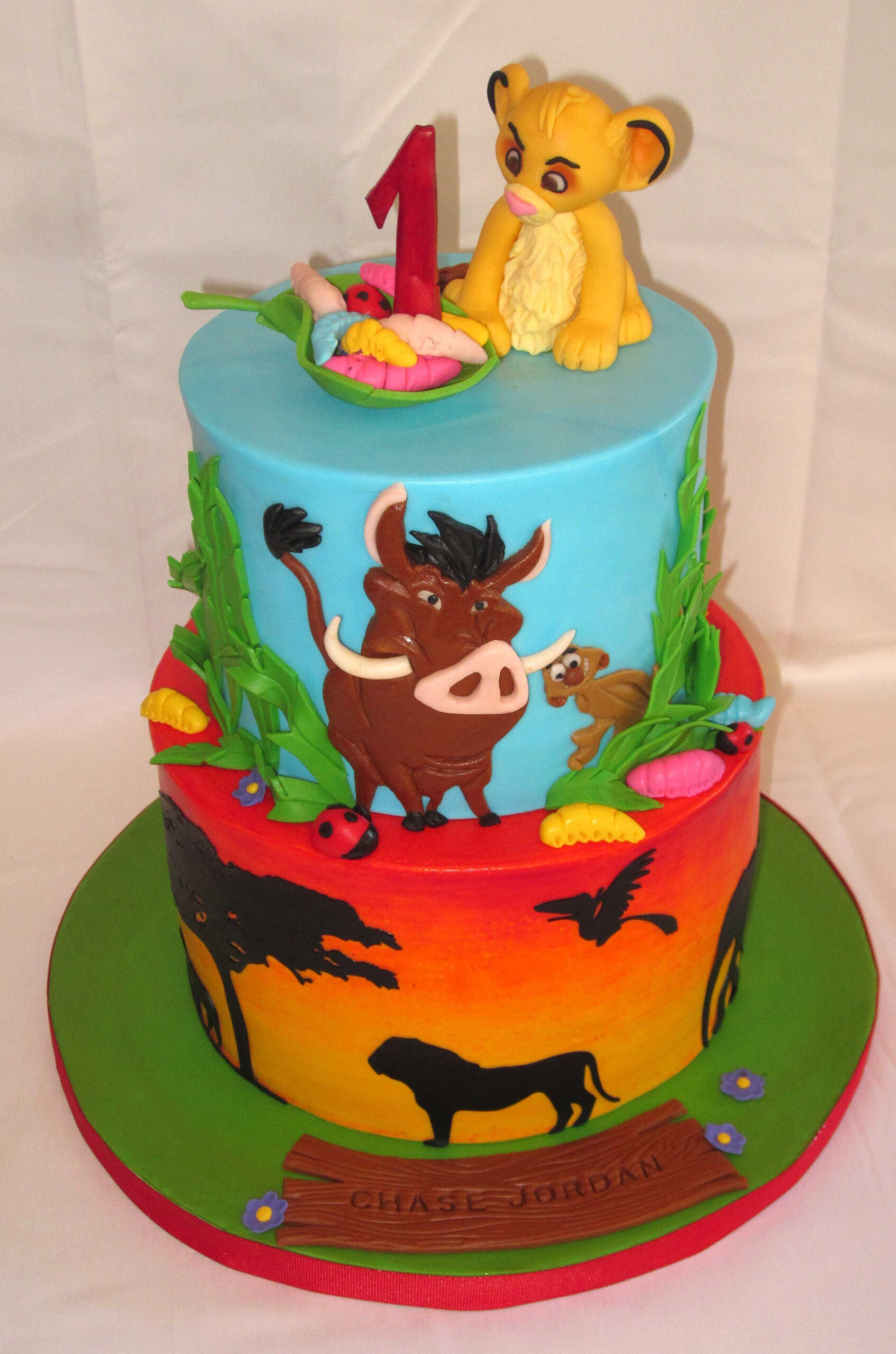 Lion King - Rendition Of A Famous Cake By Peggy Does Cakes And Came Out dedans Gâteau Roi Lion