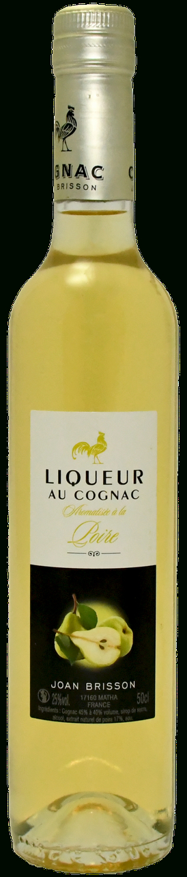 Liqueur Poire - Cognac Joan Brisson concernant Liqueur De Poire