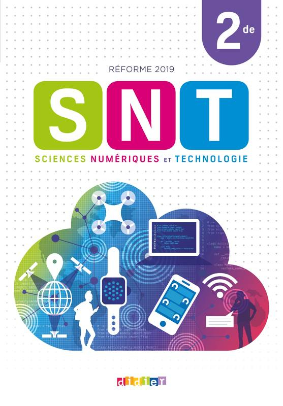 Livre: Snt - Sciences Numériques Et Technologie 2De - Livre, Boris concernant Page De Garde Sciences