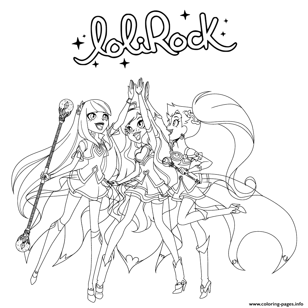 Lolirock Girls Coloring Page Printable concernant Coloriage Lolirock Carissa