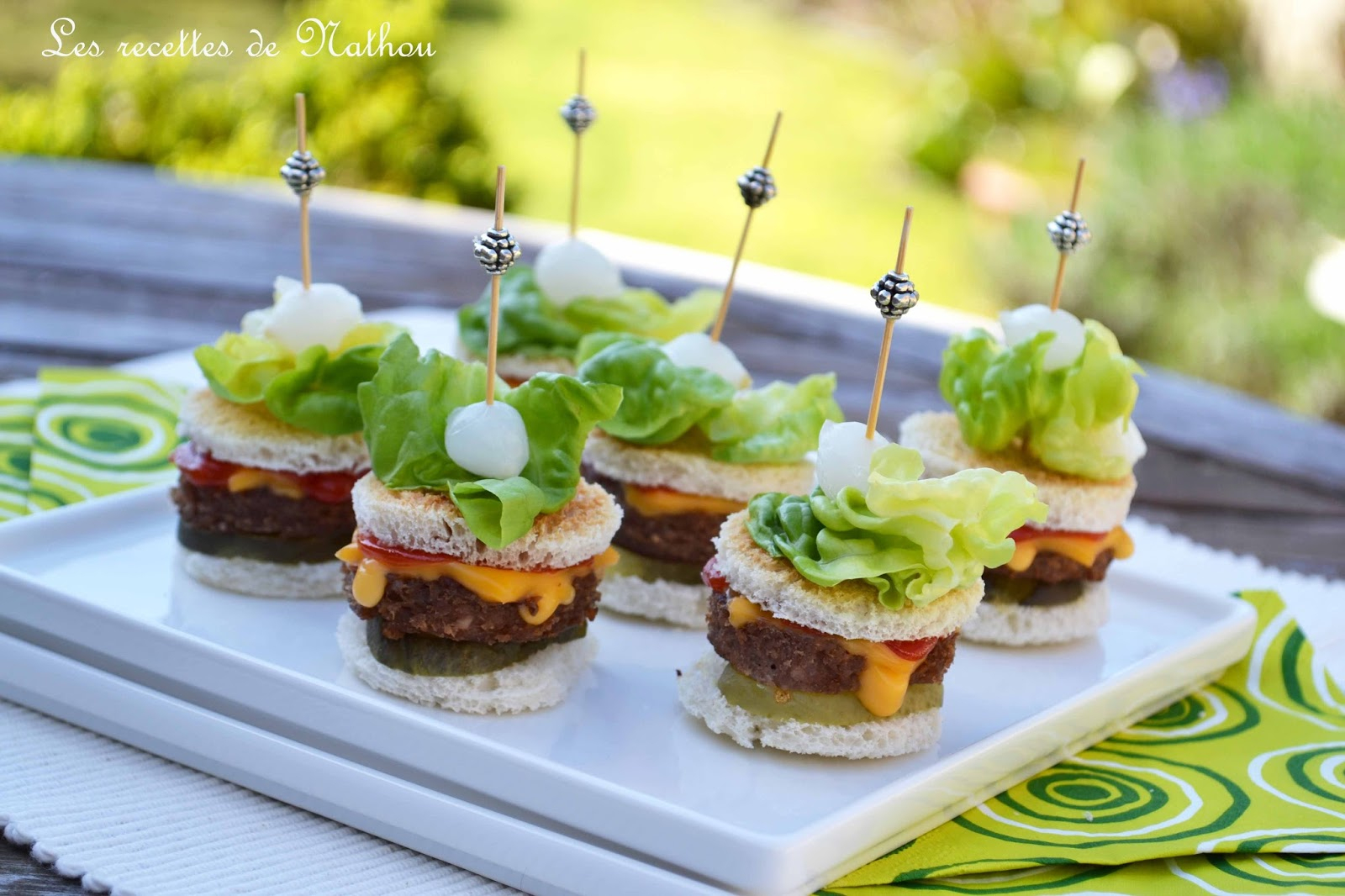 Ma Cuisine Au Fil De Mes Idées: Apéro Time ! L'Heure Des Mini-Burgers concernant Idée Garniture Mini Burger Apéro