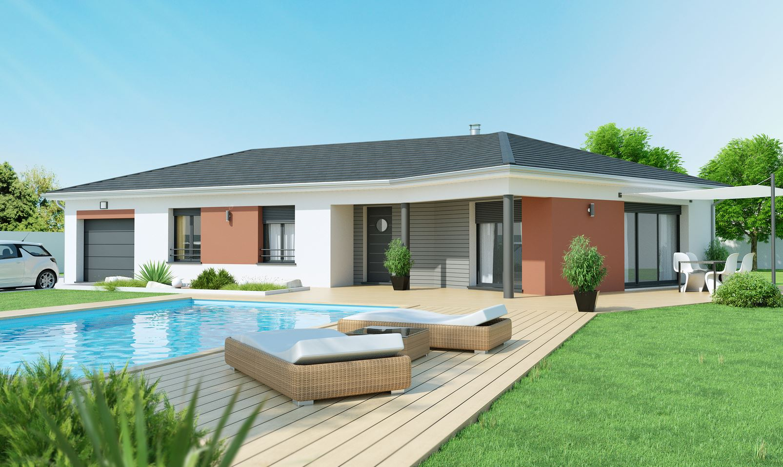 Maison Plain Pied Nord A Louer avec Maisons Plain-Pied En U