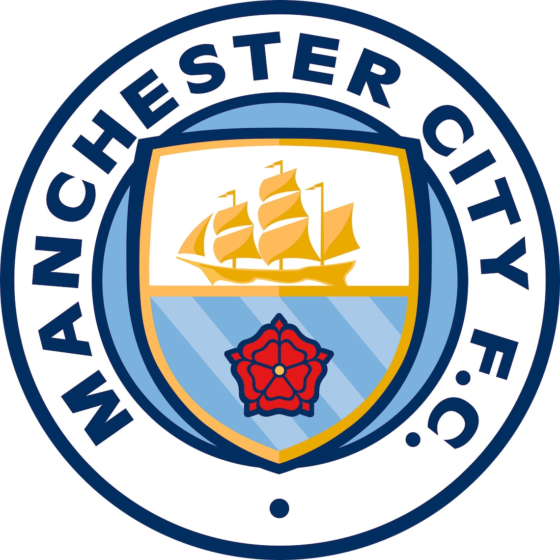 Manchester City Fc Logo Svg | Etsy concernant Coloriage Logo Manchester City