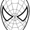 Masque Spiderman A Colorier Découpage A Imprimer pour Spiderman Imprimer