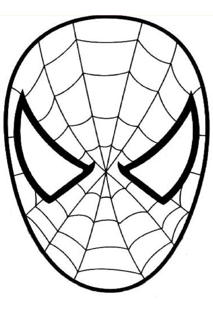 Masque Spiderman A Colorier Découpage A Imprimer pour Spiderman Imprimer