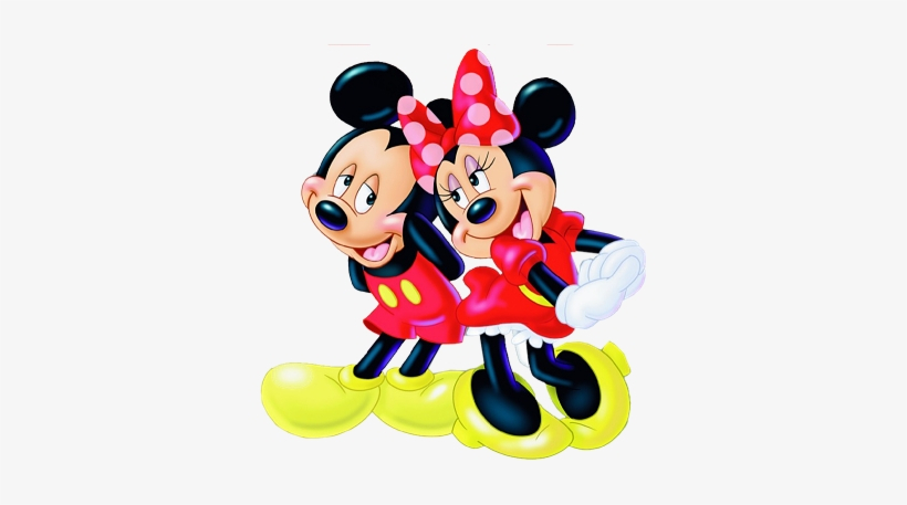 Mickey Et Mini - Dessin De Mickey Et Minnie En Couleur - 350X377 Png encequiconcerne Dessin Mickey Et Minnie