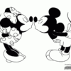 Mickey-Minnie-Coloring8.Gif 1.027×804 Pixels | Coloriage Mickey à Mickey Et Minnie À Colorier