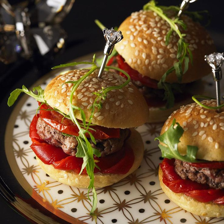 Mini Burger Méditerranée | Recette | Recette Apéro Dinatoire Facile dedans Idée Garniture Mini Burger Apéro