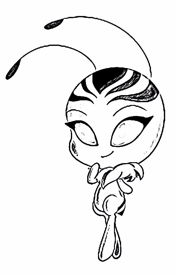 Miraculous Ladybug Kwami Coloring Coloring Pages avec Coloriage Miraculous Kwami
