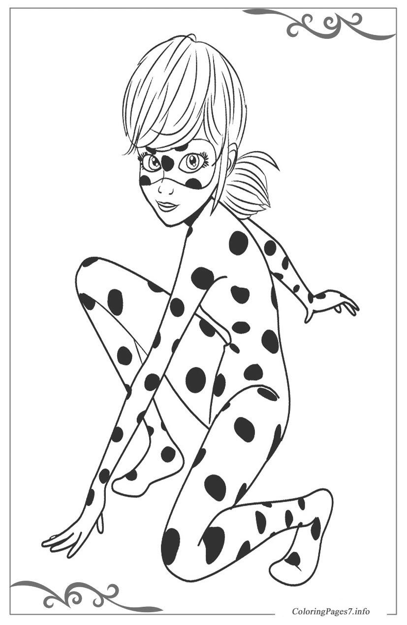 Miraculous: Tales Of Ladybug &amp;amp; Cat Noir Download And Print Free à Coloriage Lady Bug