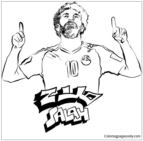 Mohamed Salah-Image 17 Coloring Pages - Free Printable Coloring Pages pour Coloriage Haaland