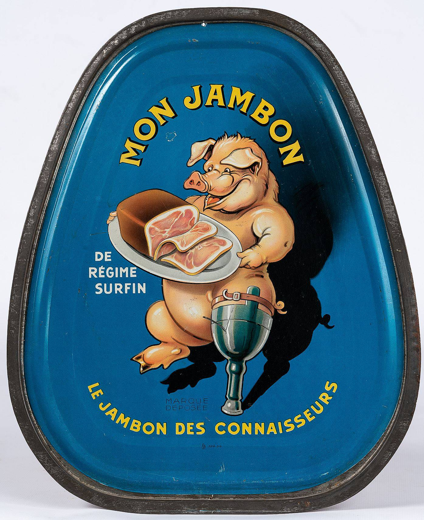 Mon Jambon &quot;Le Jambon Des Connaisseurs&quot; : Amusant Grand Couvercle En à Jambon De Reims