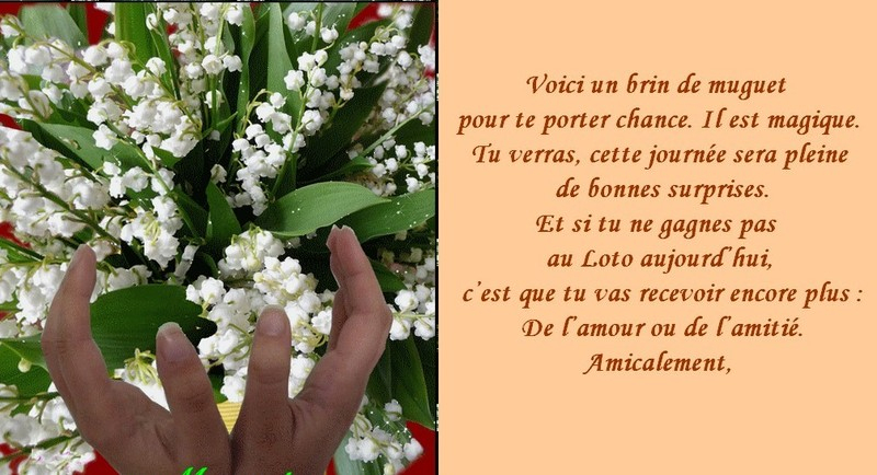 Muguet Et Porte Bonheur - Page 8 serapportantà Citation Muguet Porte Bonheur