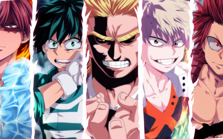 My Hero Academia - Tous Ceux-Là, Katsuki Bakugo, Eijiro Kirishima dedans My Hero Academia Fond D&amp;#039;Écran