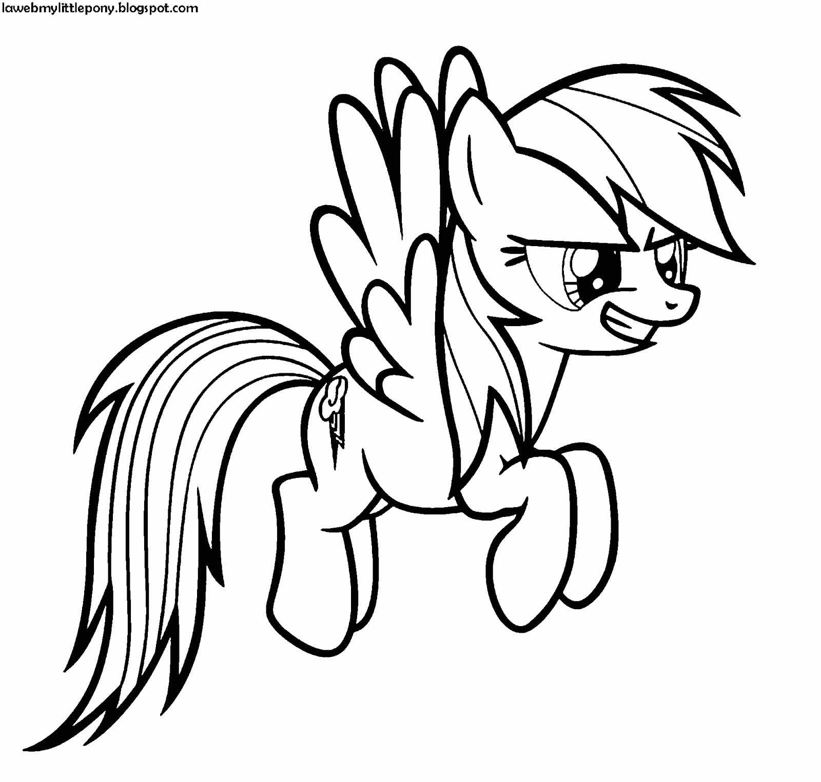 My Little Pony: Dibujos Para Colorear De Rainbow Dash De My Little Pony avec Coloriage My Little Pony Rainbow Dash