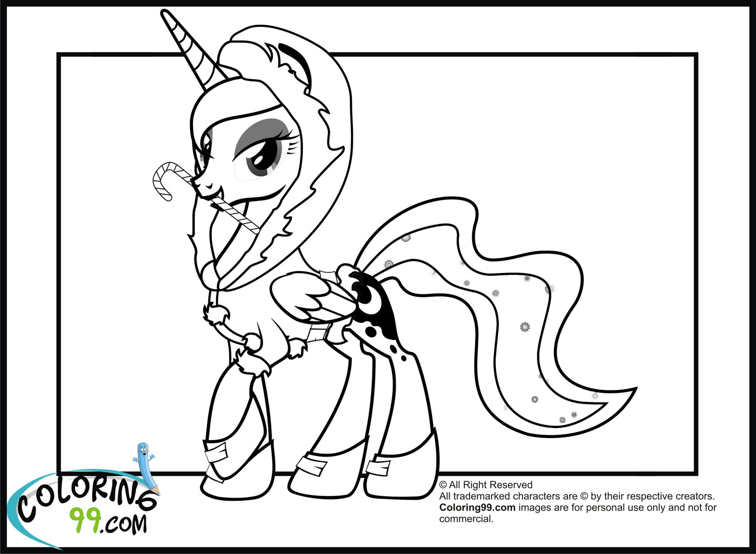 My Little Pony Princess Luna Coloring Pages | Minister Coloring serapportantà Coloriage My Little Pony Princesse Luna