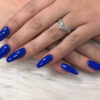 Nail#Ongles#Bleu#Gel#Resine | Ongles En Gel Bleus, Ongles Bleus, Vernis serapportantà Idée Ongle Bleu