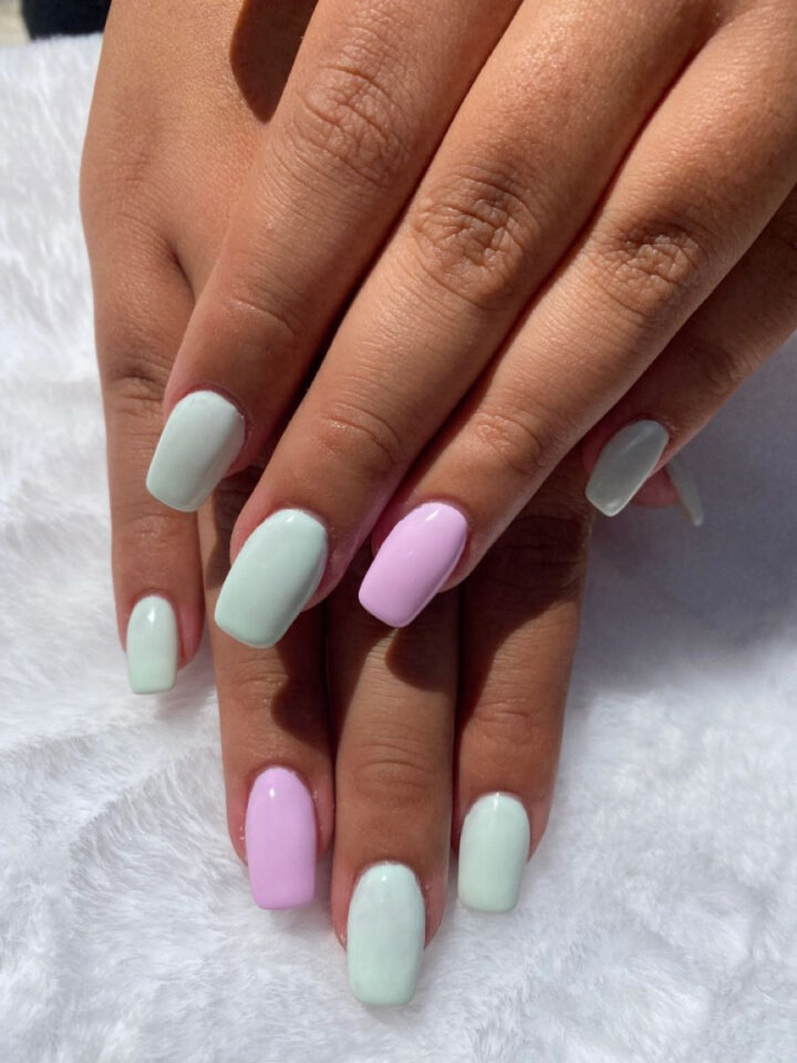 Nails Pastels | Idées Vernis À Ongles, Ongles Lilas, Vernis À Ongles serapportantà Ongle Rose Pastel