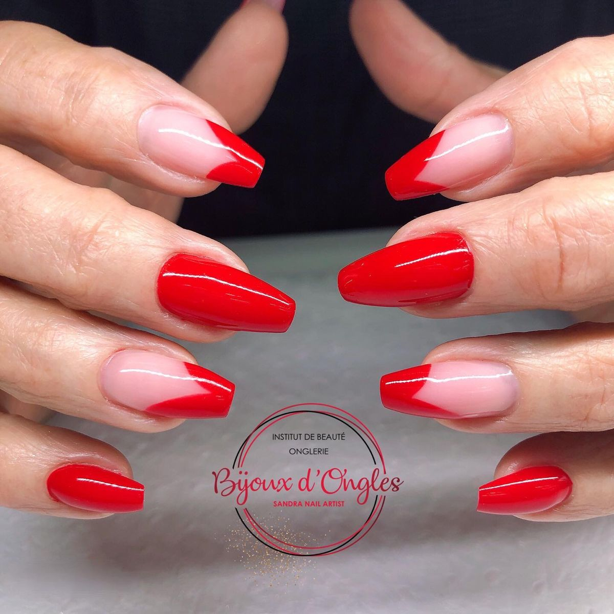 Nails Rouge | Ongles Stylés, Ongles, Ongle Gel Rouge pour Idee Ongle Rouge Deco