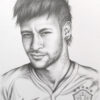 Neymar Drawing At Paintingvalley | Explore Collection Of Neymar Drawing à Coloriage Neymar Paris