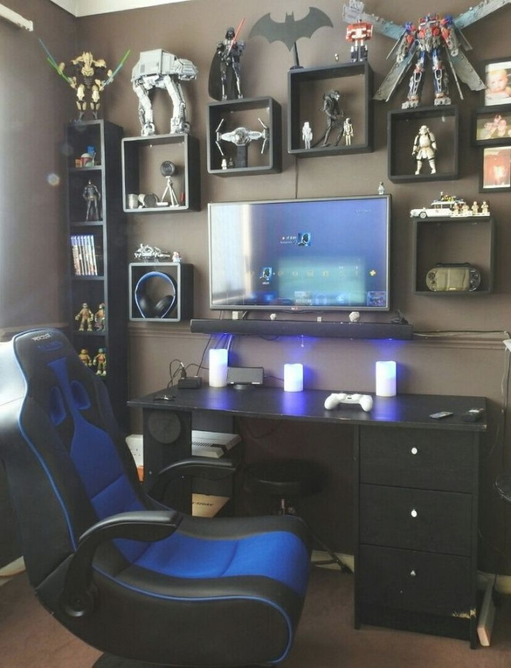 Nice 40+ Awesome Gamer Room Decoration Ideas Https://Kidmagz/40 avec Setup Gaming Chambre