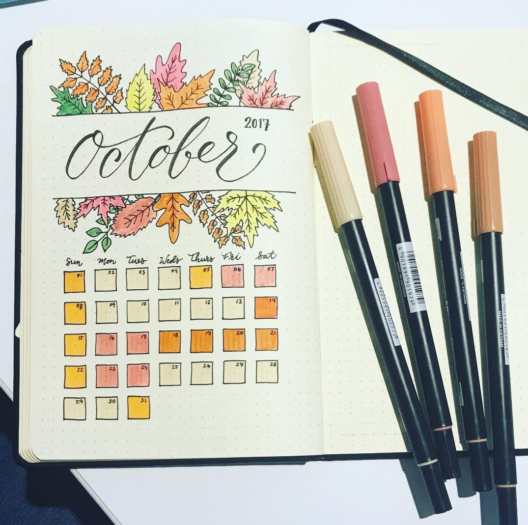 October Bullet Journal Spread Ideas — Sweet Planit pour Idée Bullet Journal