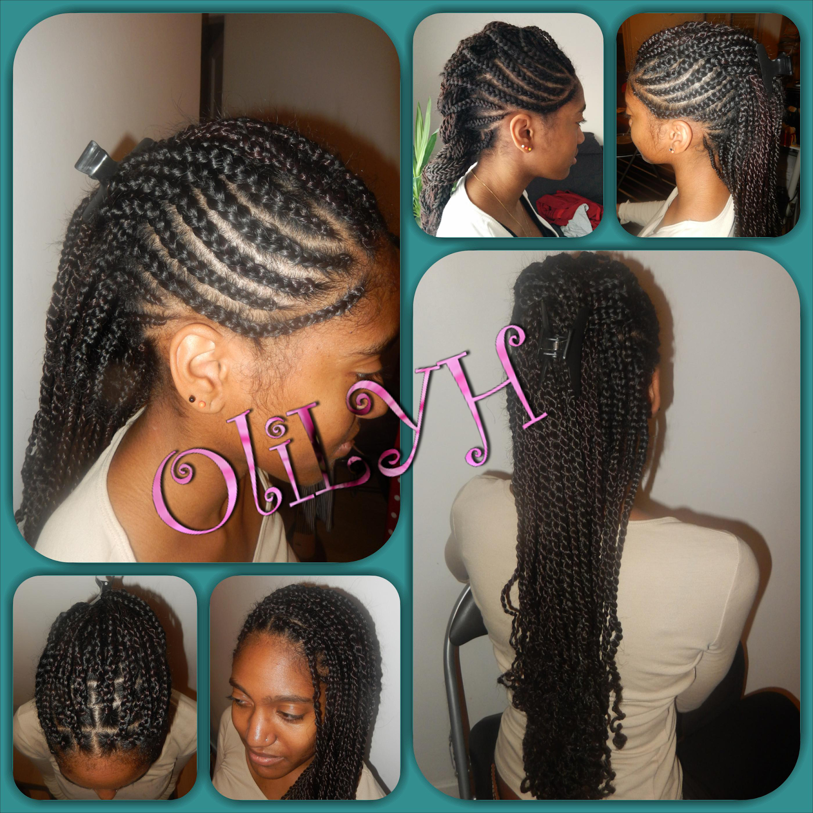 Olilyh - Olivia Loves Your Hair: Les Tresses Collées encequiconcerne Modele Tresses Collées Demi Tete