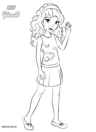 Olivia From Lego Friends Coloring Pages - Free Printable Coloring Pages serapportantà Lego Friends Coloriage