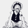 One Piece Ace, One Piece Comic, One Piece Luffy, One Piece Drawing, One dedans Luffy Noir Et Blanc