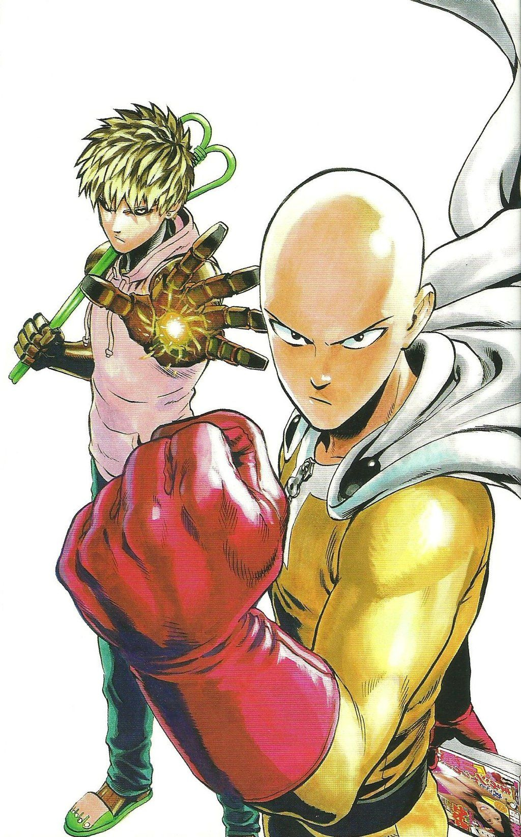 One Punch Man Artwork Saitama Genos | One Punch Man Anime, Saitama One serapportantà Dessin Genos