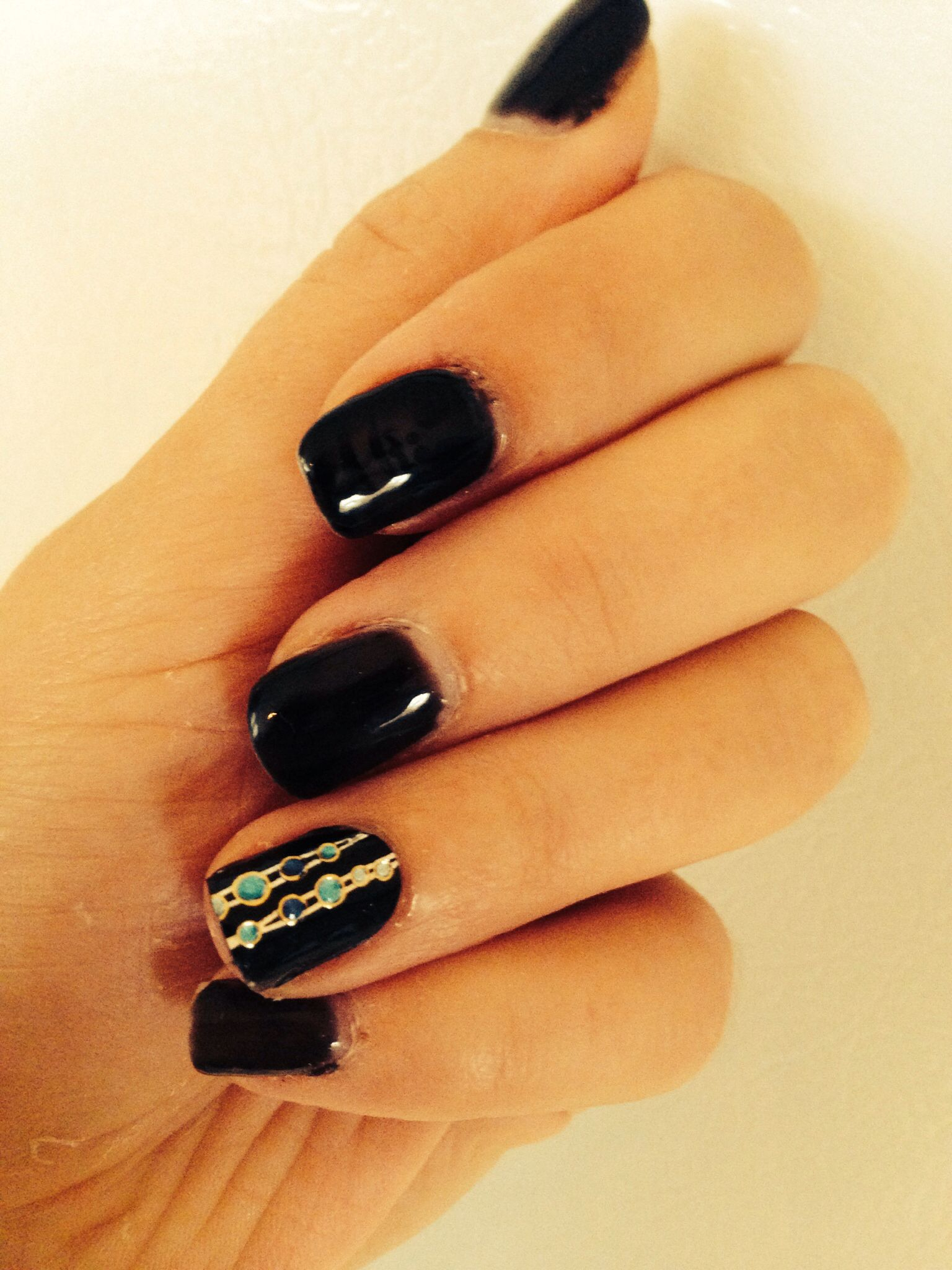 Ongles Noirs | Nails, Beauty concernant Deco Ongle Noir