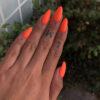 Orange Acrylic Nails, Almond Acrylic Nails, Summer Acrylic Nails dedans Ongles Oranges Fluo