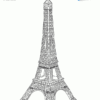 , Page 12 Sur 15 Sur Hugolescargot | Coloriage France, Tour Eiffel destiné Coloriage Tour Eiffel À Imprimer