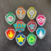 Paw Patrol Badges Set Of 10 - Etsy destiné Pat Patrouille Logo