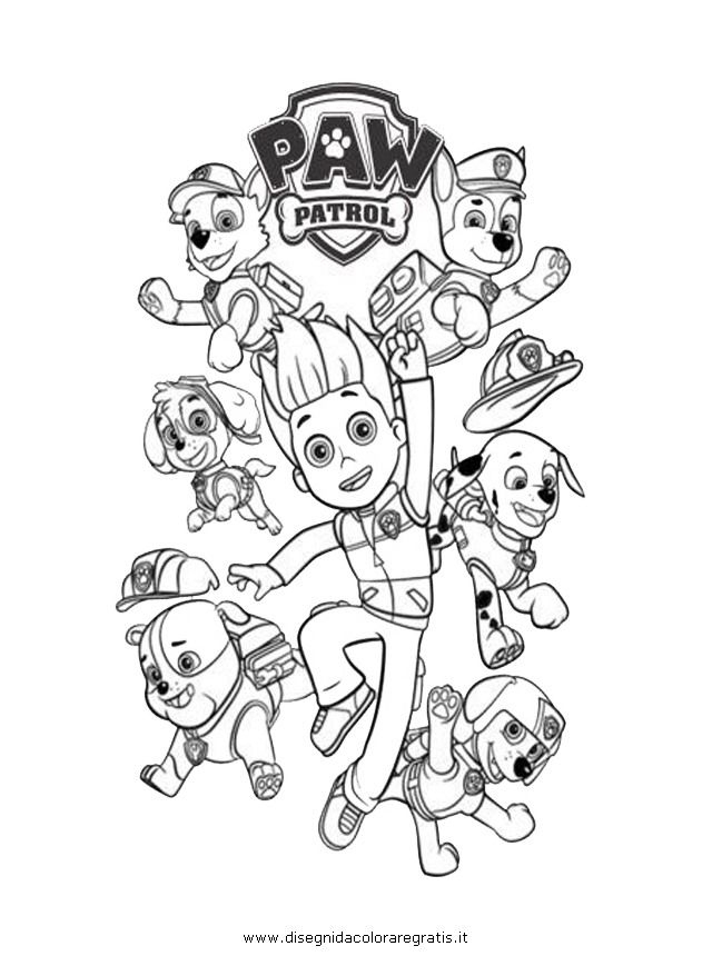 Paw_Patrol_00 (640×860) | Paw Patrol Coloring Pages, Paw Patrol dedans Dessin Ryder Pat Patrouille