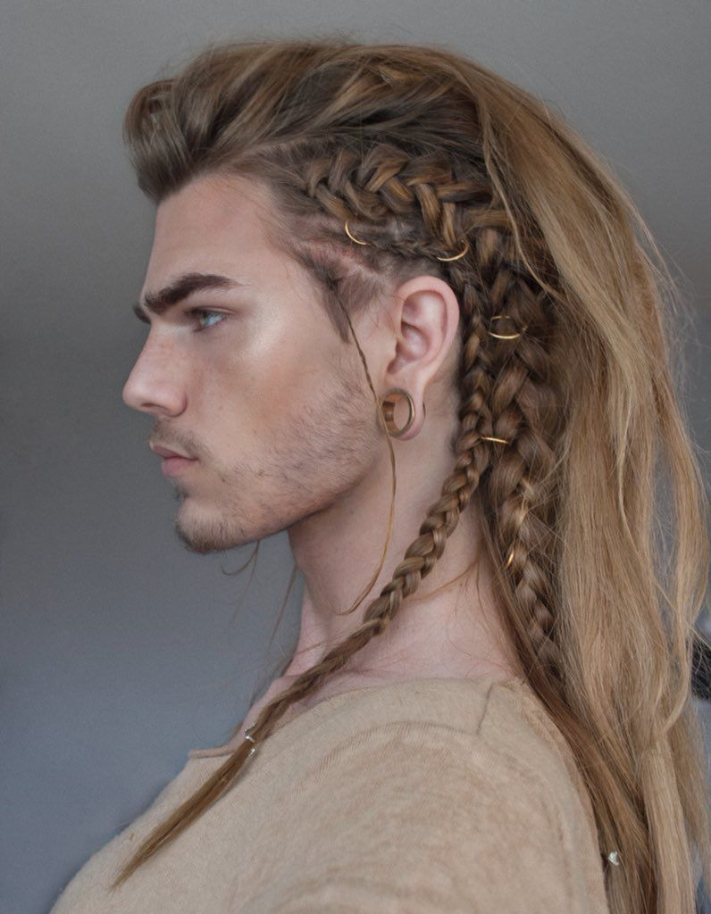 Pin By Bree Manahan On Fotos | Viking Hair, Long Hair Styles Men, Men'S destiné Coupe De Cheveux Viking