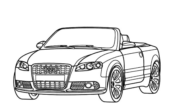 Pin By Bulkcolor On Audi Cars Coloring Pages | Cars Coloring Pages concernant Coloriage Audi