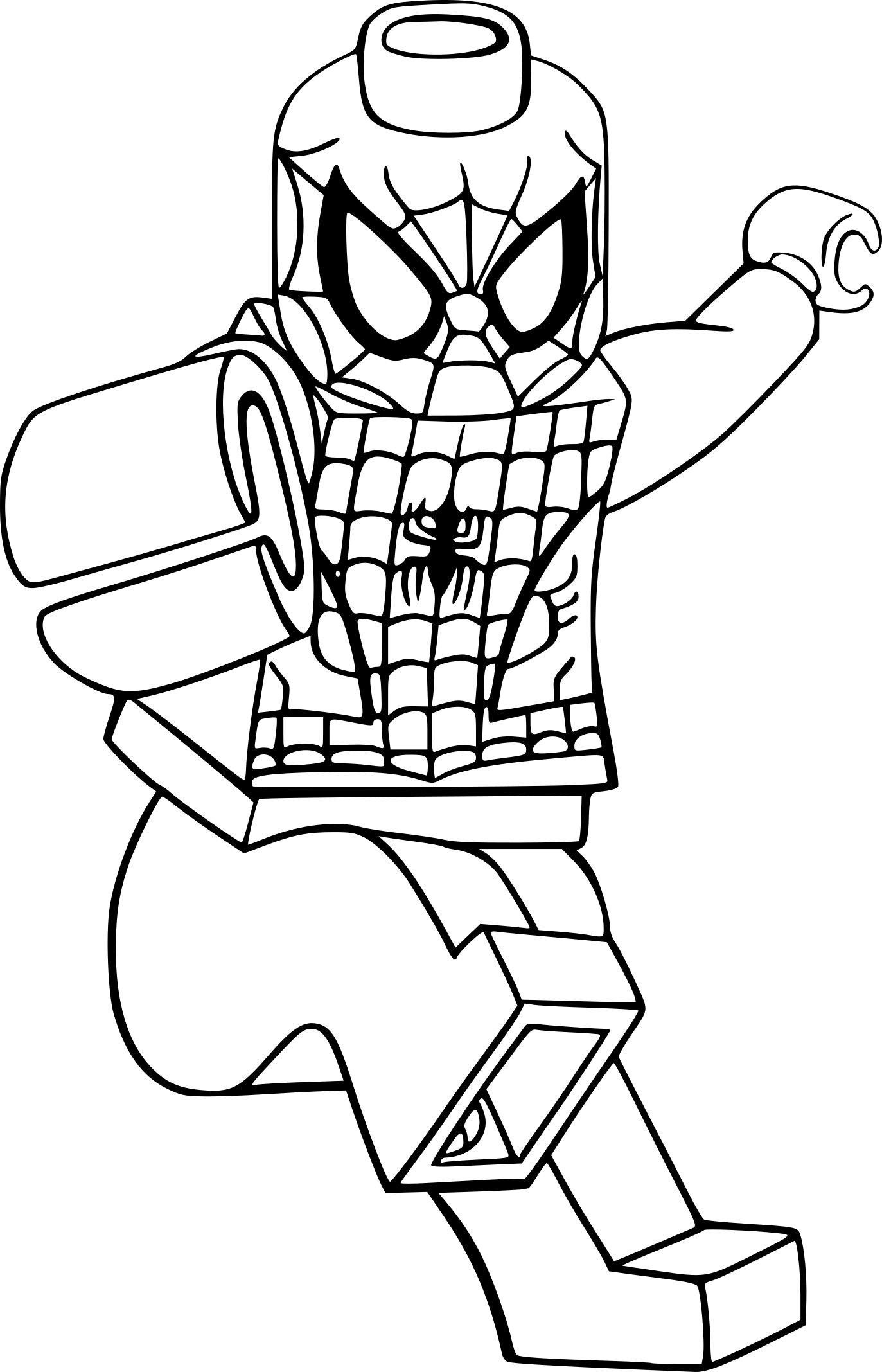 Pin By Chris On Coloriages Sympas | Spiderman Coloring, Lego Coloring à Coloriage Hulk Et Spiderman