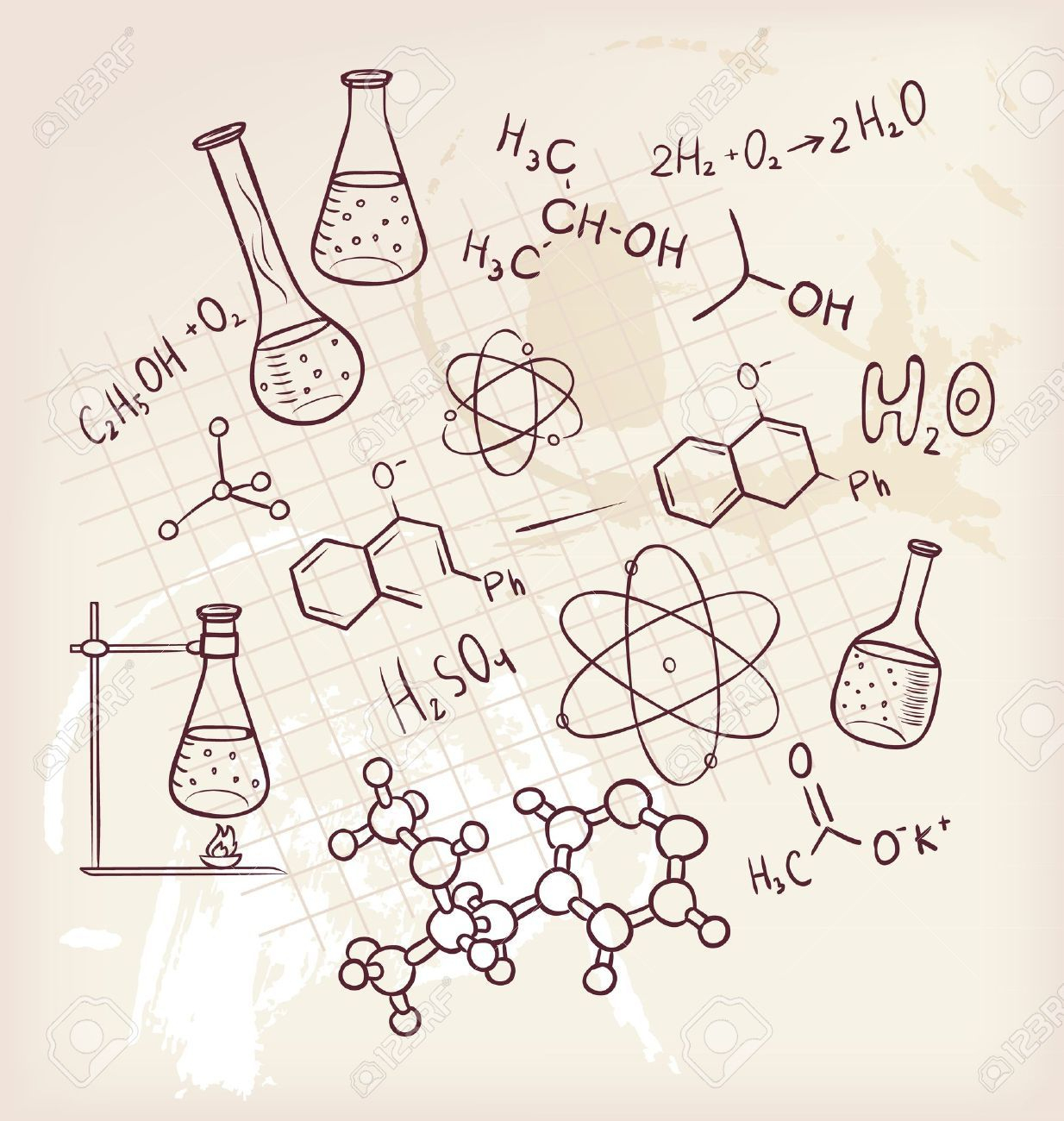 Pin By Kamilla On Desenho | Chemistry Drawing, Chemistry Art, How To pour Page De Garde Phisique Chimie