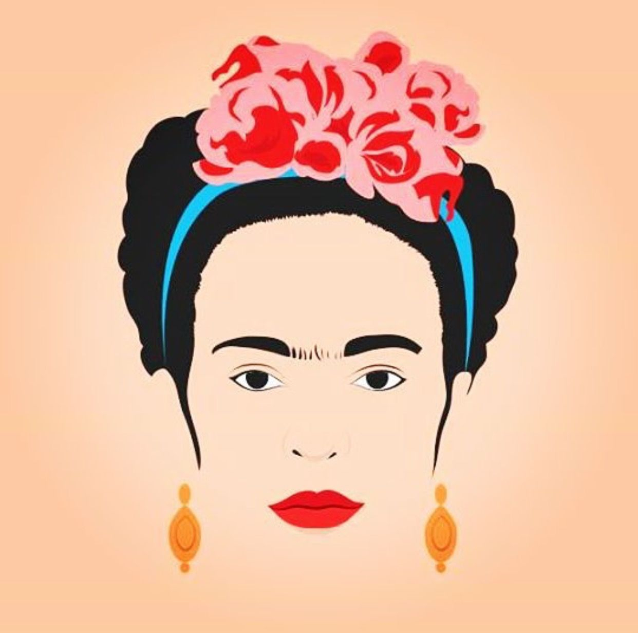 Pin By Sandra I Chapa On Frida Kahlo | Graphic Arts Illustration, Frida intérieur Dessin Frida Kahlo Facile