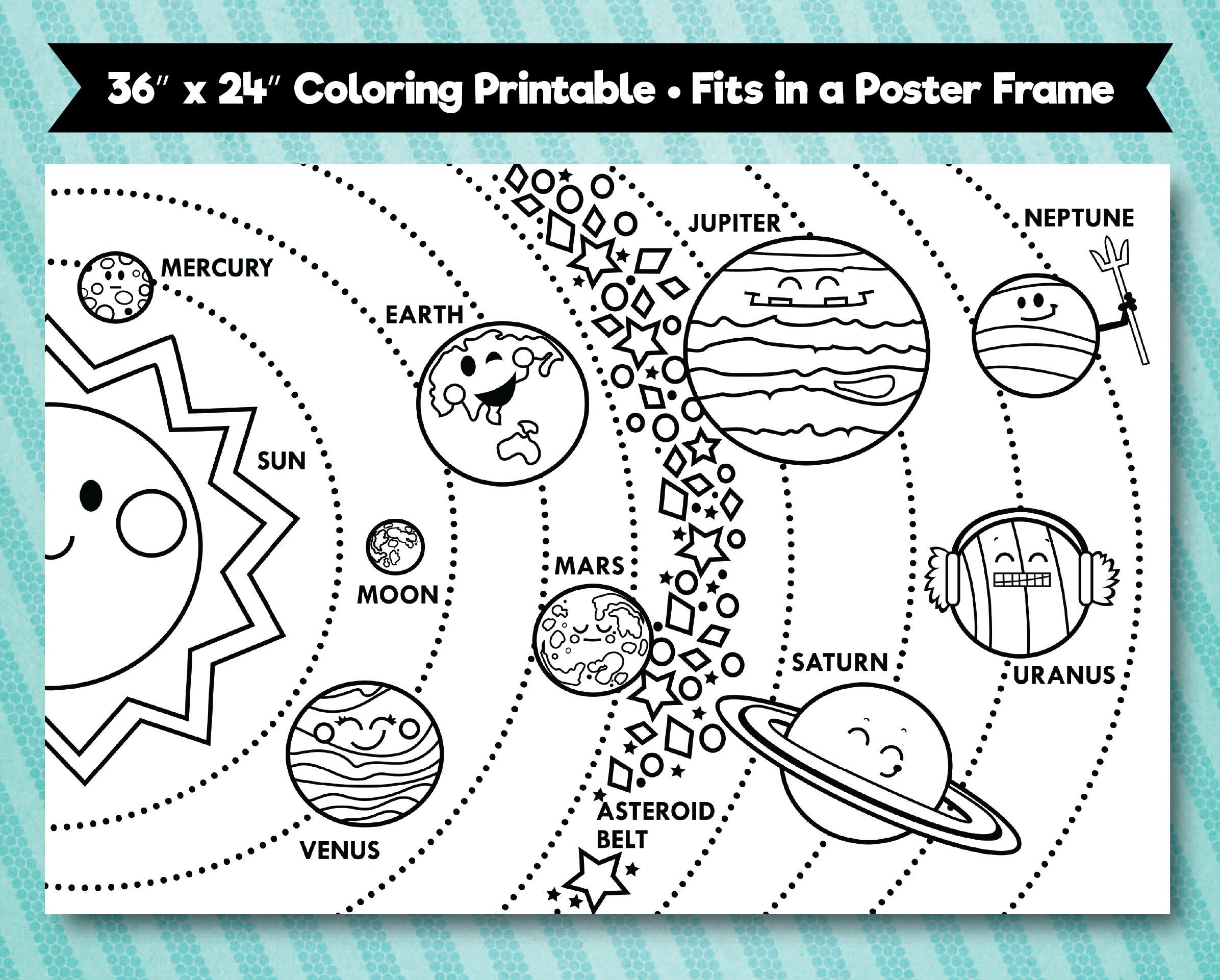 Pin On Activities avec Coloriage Planete Systeme Solaire