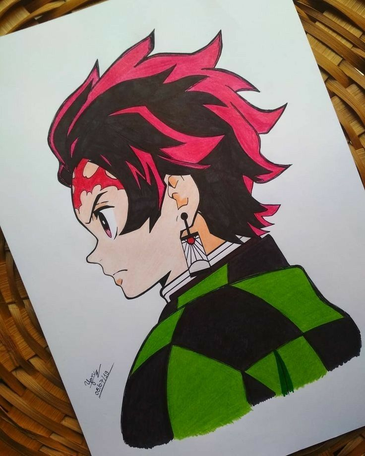 Pin On Demon Slayer pour Demon Slayer Dessins