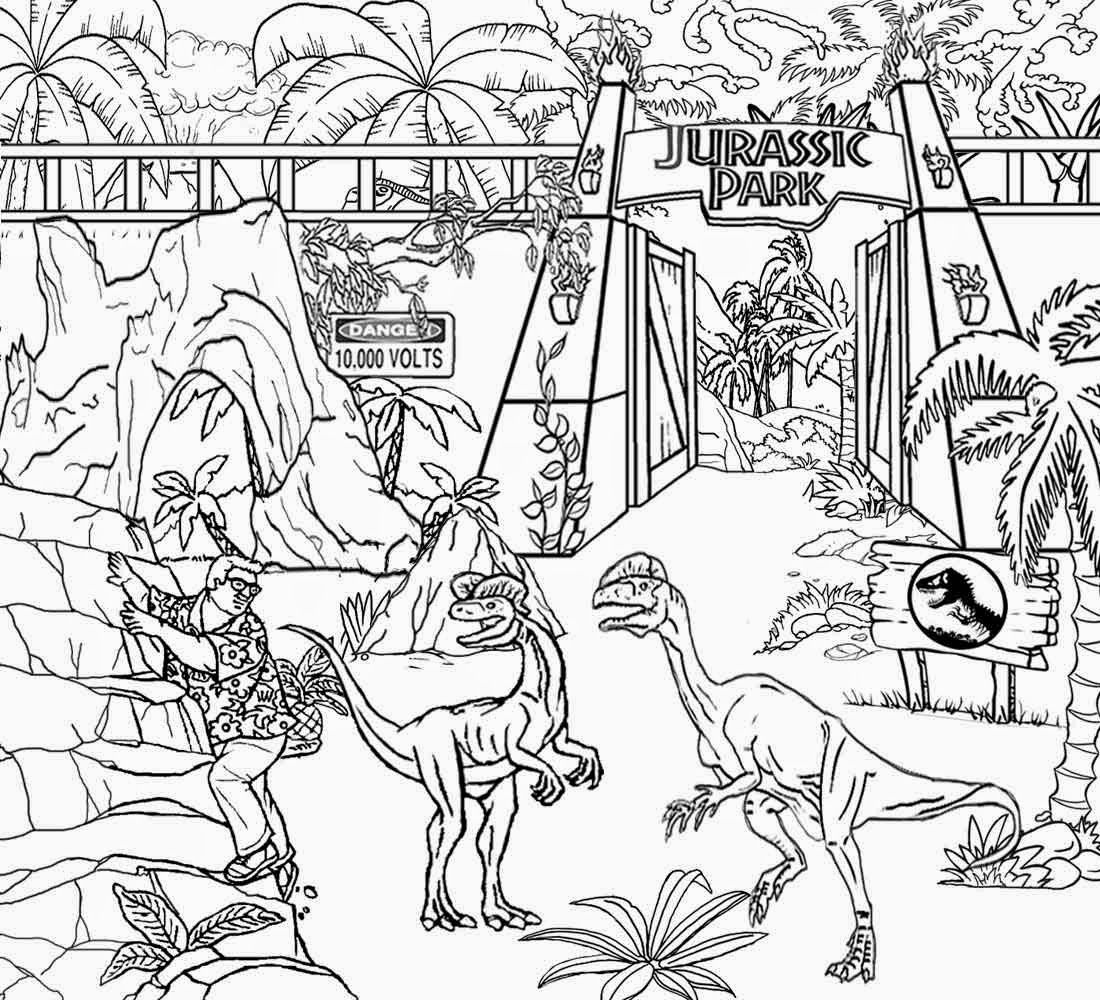 Pin On Holidays pour Jurassic Park Coloriage Dinosaure