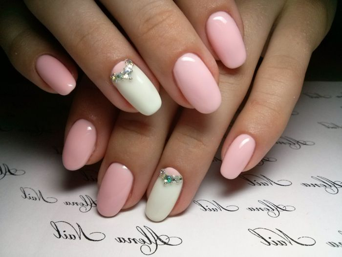 Pin On Ongles Déco tout Ongle Beige Rose