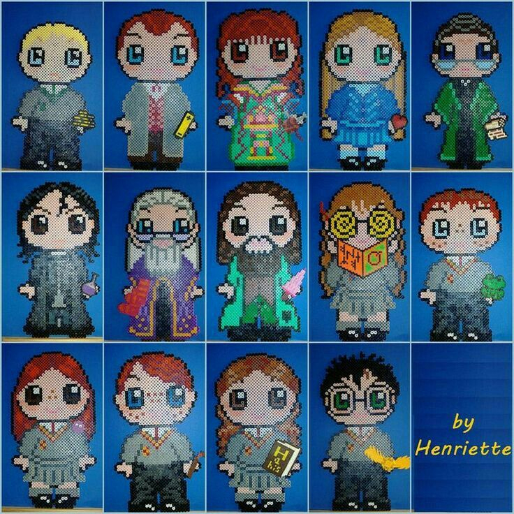 Pin On Perlers - Movies encequiconcerne Pixel Harry Potter