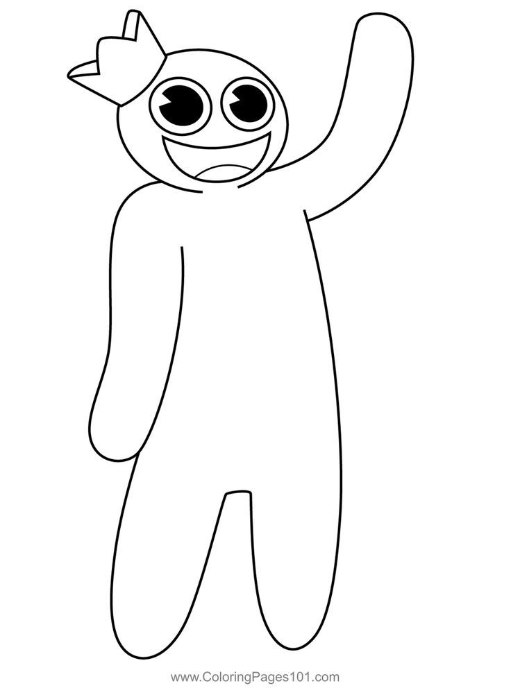 Pin On Roblox Coloring Pages pour Coloriage Rainbow Friends Red