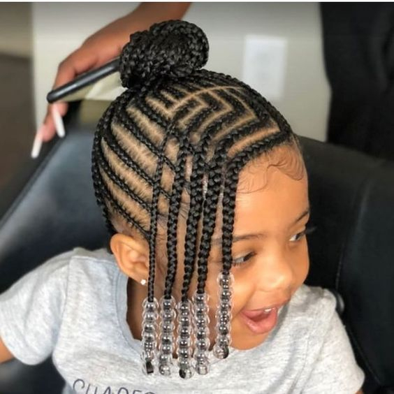 Pin On Styles For Harper avec Tresses Africaine Fillette